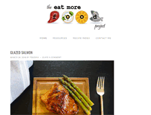 Tablet Screenshot of eatmorefoodproject.com